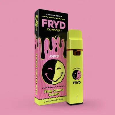 fryd pink guava gelato