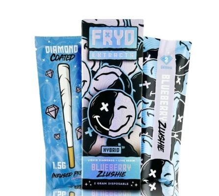 blueberry zlushie with preroll