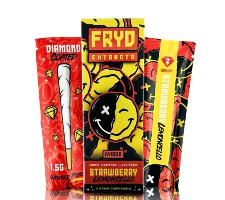 strawberry lemoncello fryd with preroll