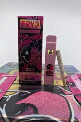 fryd bubblegum gelato with prerolls