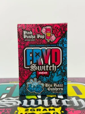 fryd pink pusha pop + blue razz gushers