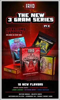 Fryd 3g Pt2 + Five 10mg gummies
