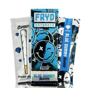 blue gummy shark with prerolls