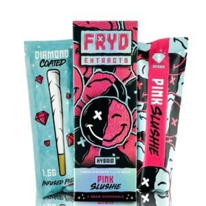 pink slushie fryd with preroll
