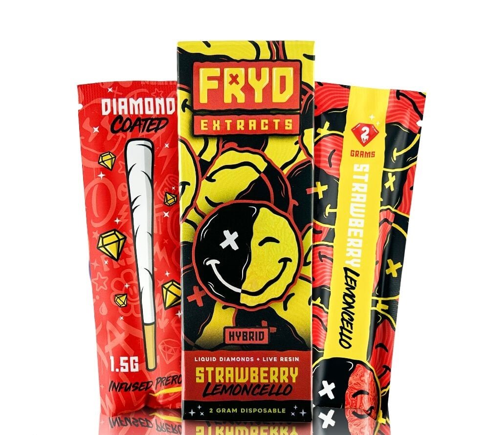 strawberry lemoncello fryd with preroll strawberry lemoncello fryd with preroll